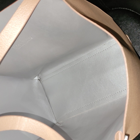 💕Neiman Marcus Tote -  Light Pink/Rose Gold with Pearl Sheer Finish💕 - Picture 6 of 11